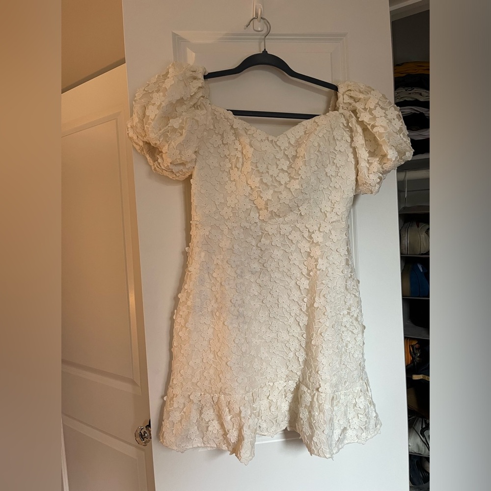 NWT &Other Stories white lace dress - Picture 4 of 9